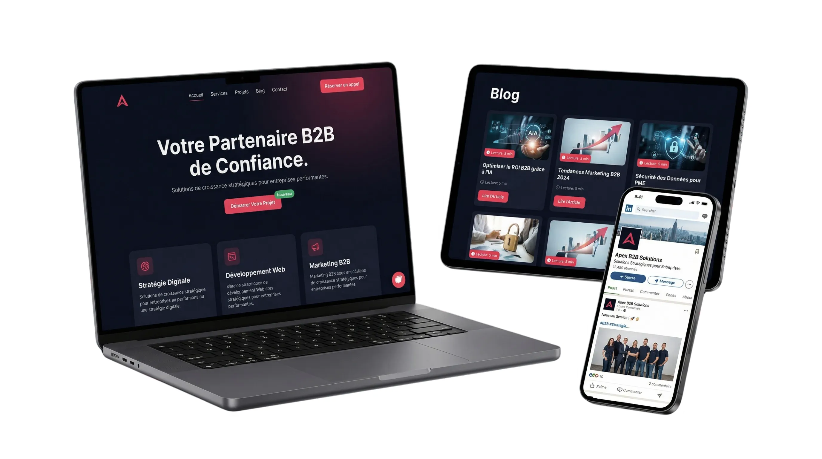 Aperçu 72H Chrono Pro sur ordinateur, tablette et smartphone